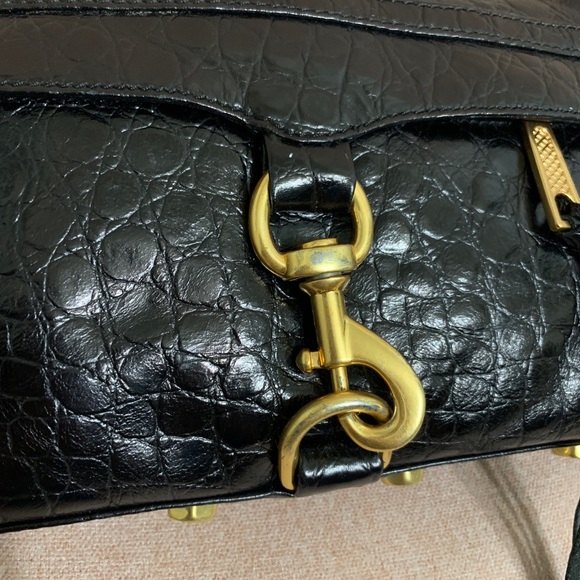 Rebecca Minkoff Black Leather Mini Mac - Picture 4 of 5